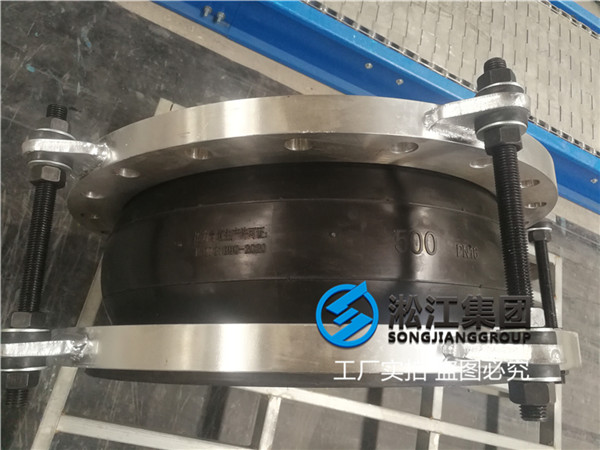 第二污水處理廠DN500橡膠軟接頭
